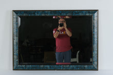 Load image into Gallery viewer, Carolina Mirror Company Peacock Feather Framed Wall Mirror Rectangular Decorative Mirror
