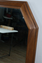 Load image into Gallery viewer, Vintage Pecan Fruitwood Mirror 51 x 34.5