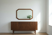 Load image into Gallery viewer, Vintage Pecan Fruitwood Mirror 51 x 34.5
