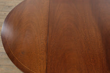 Load image into Gallery viewer, American Masterpiece Collection by Hickory Furniture Inlaid Mahogany Drop-Leaf Side Table with Drawer