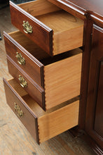 Load image into Gallery viewer, Pennsylvania House Solid Wood Traditional Triple Dresser with Mirror