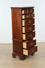 Load image into Gallery viewer, Pennsylvania House Solid Cherry Lingerie Chest Tallboy Chest with Brass Hardware