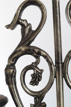 Load image into Gallery viewer, Pewter Lamp with 4 Lights and Black Shade