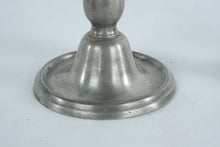 Load image into Gallery viewer, Pair of Vintage Pewter Candlesticks – Colonial Revival Style (Marked)