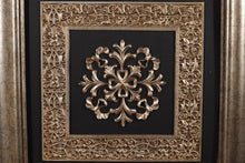 Load image into Gallery viewer, Pewter Medallion Framed Art