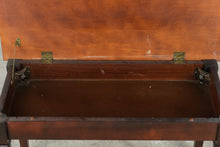 Load image into Gallery viewer, Mahogany Piano Bench with Storage