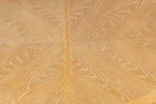 Load image into Gallery viewer, Stanley Furniture French Provincial Oak Dining Table and 6 Cane Back Chairs Pickled Finish