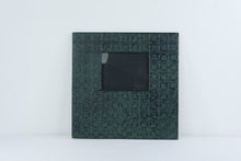 Load image into Gallery viewer, Green Embossed Tile Pattern Wall Frame 21 Inch Made in India