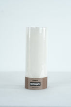 Load image into Gallery viewer, Pier 1 Imports Unscented White Pillar Candle, 8" Tall