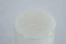 Load image into Gallery viewer, Pier 1 Imports Unscented White Pillar Candle, 8" Tall