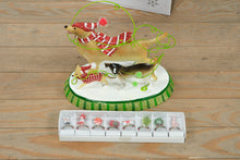 Load image into Gallery viewer, Pier 1 Imports Holiday Drink Charm Set with Metal Dog Stand – 8 Festive Charms