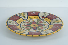 Load image into Gallery viewer, Pier 1 Vallarta 13" Handpainted Earthenware Serving Plate – Bold Floral Southwest Design