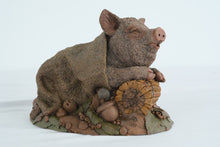 Load image into Gallery viewer, “Harley” Pig Figurine by Tim Wolfe for Cairn Studio (1992)