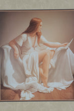 Load image into Gallery viewer, Edson Campos Spring Promise Framed Print Romantic Figurative Woman Artwork 40x45