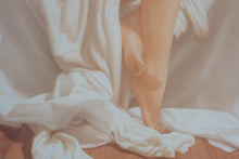 Load image into Gallery viewer, Edson Campos Spring Promise Framed Print Romantic Figurative Woman Artwork 40x45