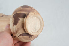 Load image into Gallery viewer, Vintage Pine Scented Pottery Double Handle Vase Faux Wood Grain Art Pot 7.5 Inch
