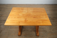 Load image into Gallery viewer, Rustic Pine Trestle Dining Table – 48″ x 36″ x 30.5″