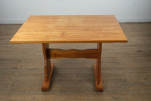Load image into Gallery viewer, Rustic Pine Trestle Dining Table – 48″ x 36″ x 30.5″