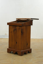 Load image into Gallery viewer, Good Morning Rooster Wooden Trash Can Country Farmhouse 26 Inch