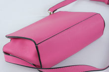 Load image into Gallery viewer, Michael Kors Pink Saffiano Leather Crossbody Bag Gold Hardware
