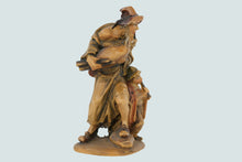 Load image into Gallery viewer, Wooden Carved Pipers Figurine