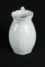 Load image into Gallery viewer, Antique John Maddock & Sons Royal Semi-Porcelain Pitcher & Basin Set – White Ironstone, England