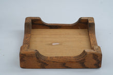 Load image into Gallery viewer, Vintage Wheat Design Ceramic Tile Trivet Wood Frame Raised Hot Plate 9 Inch