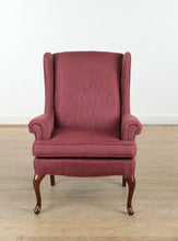 Load image into Gallery viewer, Plum Perfect Queen Anne Wingback Chair