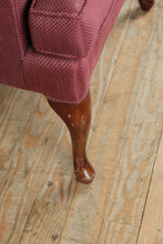 Load image into Gallery viewer, Plum Perfect Queen Anne Wingback Chair