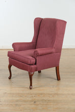 Load image into Gallery viewer, Plum Perfect Queen Anne Wingback Chair