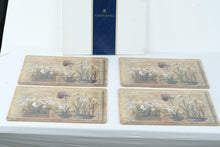 Load image into Gallery viewer, Pimpernel Orchid Placemats Set of 4 Cork Backed Table Mats 16 x 12