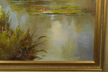 Load image into Gallery viewer, “Spring Willow Pond” – Original Oil on Canvas by W. Robbins