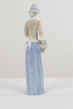 Load image into Gallery viewer, Madeira Porcelain Figurine – Lady with Flower Basket
