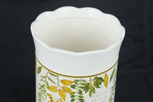 Load image into Gallery viewer, Botanical French Postcard Wastebasket Decorative Bathroom Trash Can Plastic 10 Inch