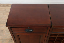 Load image into Gallery viewer, Pottery Barn Modular Bar Cabinet Wine Storage Set of 3