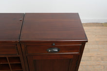 Load image into Gallery viewer, Pottery Barn Modular Bar Cabinet Wine Storage Set of 3