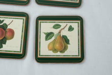 Load image into Gallery viewer, Pimpernel Pomona Fruit Cork Back Coasters Set of 6 England