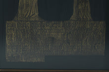 Load image into Gallery viewer, Pair Medieval Monument Brasses St Marys Church Beddington Surrey Framed Prints