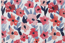 Load image into Gallery viewer, Printed Flowers on Canvas - 18" x 18"