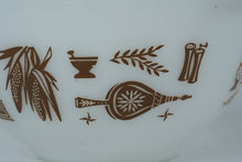 Load image into Gallery viewer, Pyrex Early American Cinderella Mixing Bowl Set 4 Piece Brown Gold 441 442 443 444