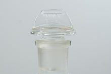 Load image into Gallery viewer, Vintage Pyrex Glass Laboratory Reagent Bottle With Stopper 6 Inch Clear Glass