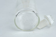 Load image into Gallery viewer, Vintage Pyrex Glass Laboratory Reagent Bottle With Stopper 6 Inch Clear Glass