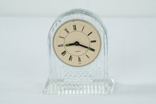 Load image into Gallery viewer, Crystal Clear Mini Clock by Quartz