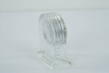 Load image into Gallery viewer, Crystal Clear Mini Clock by Quartz
