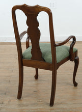 Load image into Gallery viewer, Commonwealth Cherry Queen Anne Arm Chair