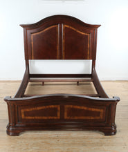 Load image into Gallery viewer, Cherry Banded Queen Size High Back Bed