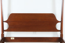 Load image into Gallery viewer, Craftique Heirloom Mahogany Queen Pencil Post Bed – MEL Finish, 80" Tall