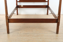 Load image into Gallery viewer, Craftique Heirloom Mahogany Queen Pencil Post Bed – MEL Finish, 80" Tall