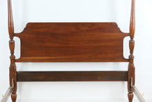 Load image into Gallery viewer, Mahogany Four Poster Bed Queen Size Traditional Turned Post Bed Frame