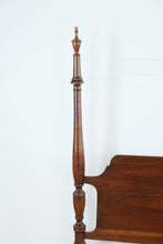 Load image into Gallery viewer, Mahogany Four Poster Bed Queen Size Traditional Turned Post Bed Frame